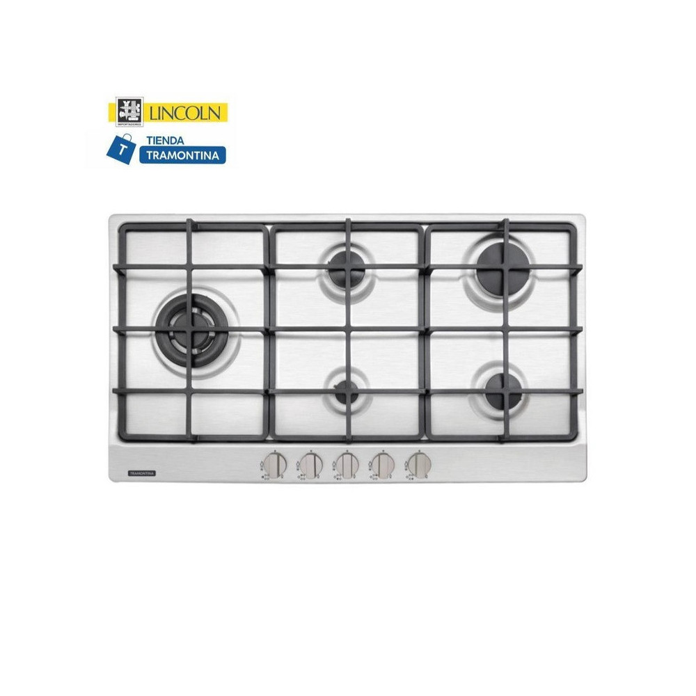 PLACA INOXIDABLE  Tramontina 5 Gas 89x50