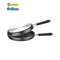 SARTEN DOBLE LORETO TRAMONTINA NEGRO 24cm